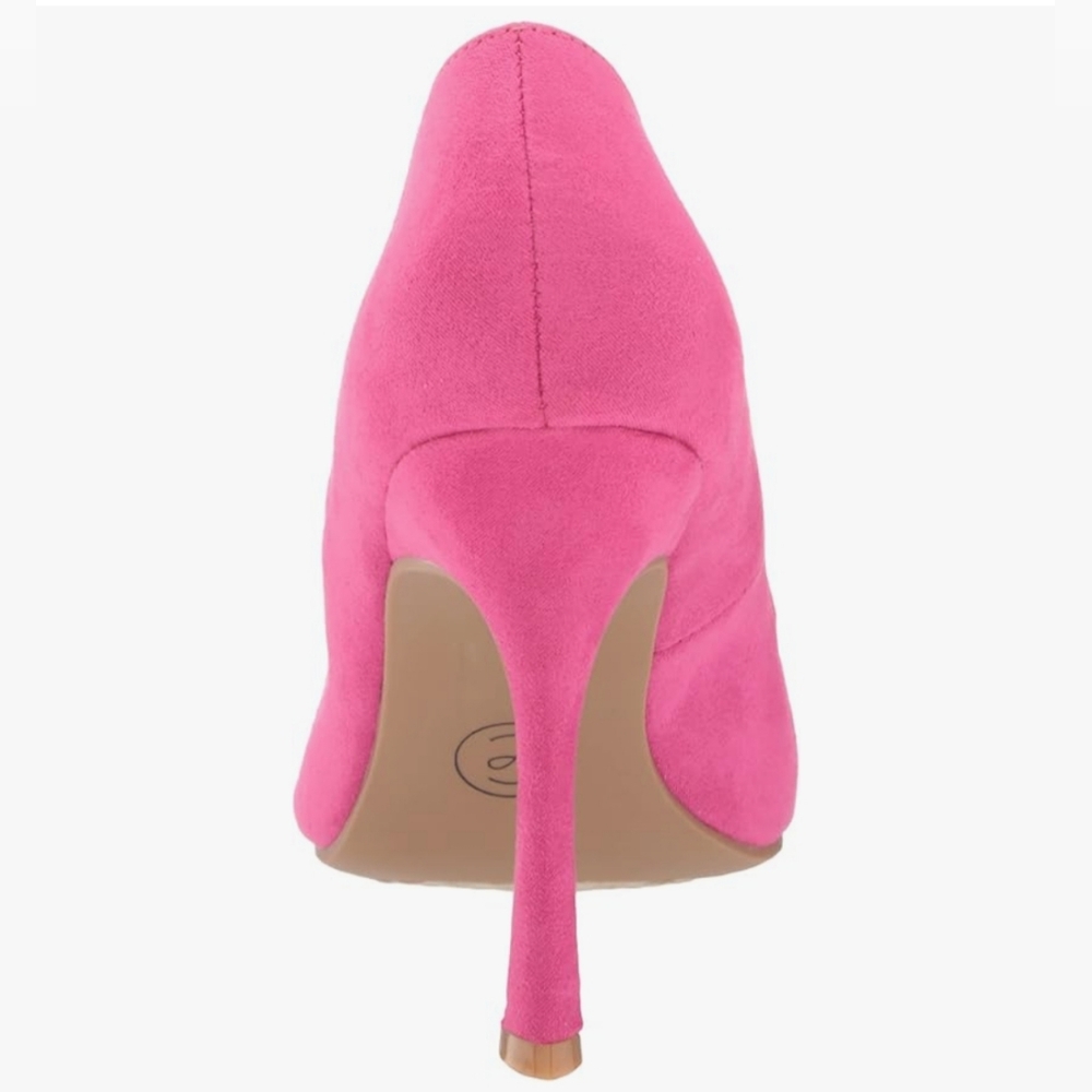 Chinese Laundry Spice Micro Suede Pump in Fuschia Size 7 - Picture 3 of 4